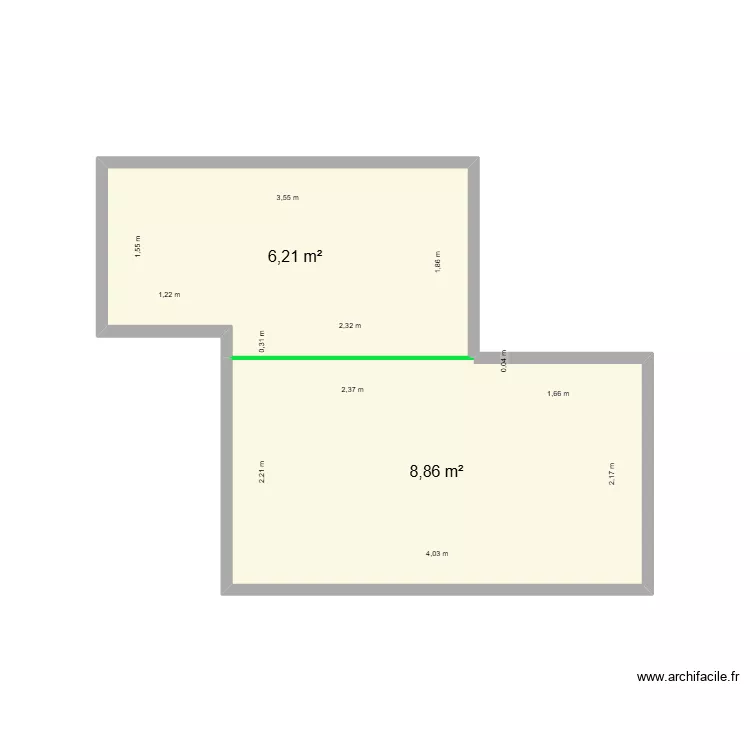 ESCALIER REISCHTET. Plan de 2 et 15 m² ESCALIER REISCHTET. Plan de 2 et 15 m²