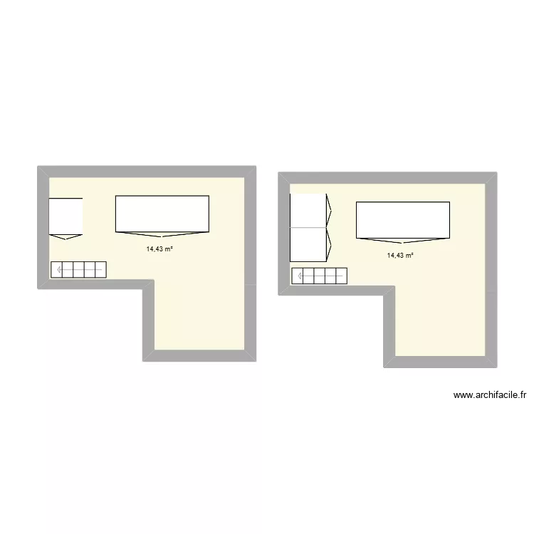 Z18. Plan de 2  et 29 m²