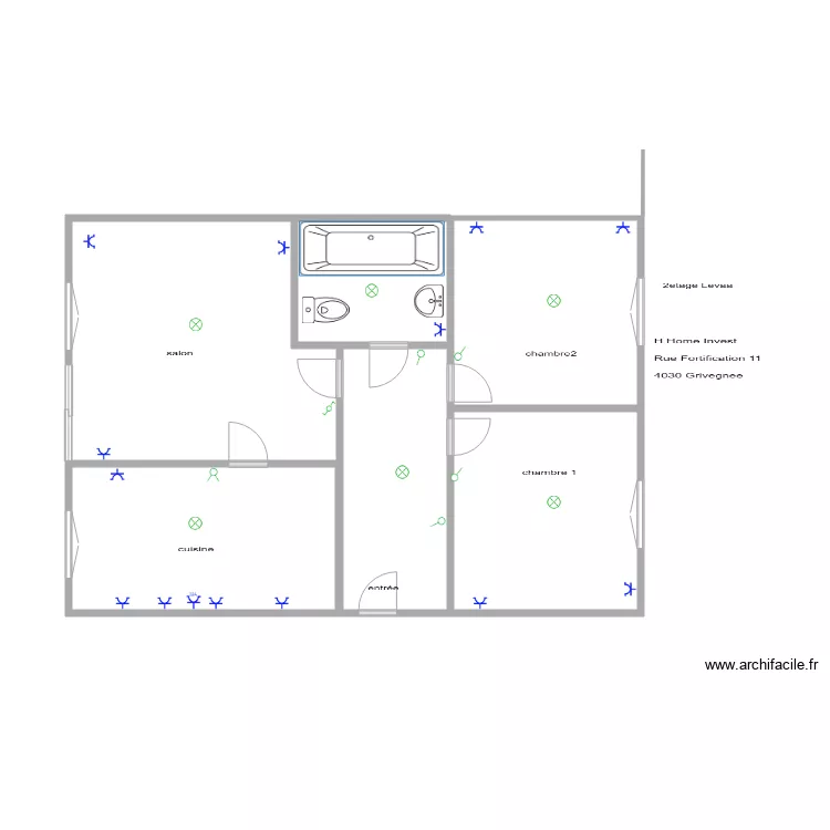 2etage Levaa. Plan de 2etage Levaa. Plan de