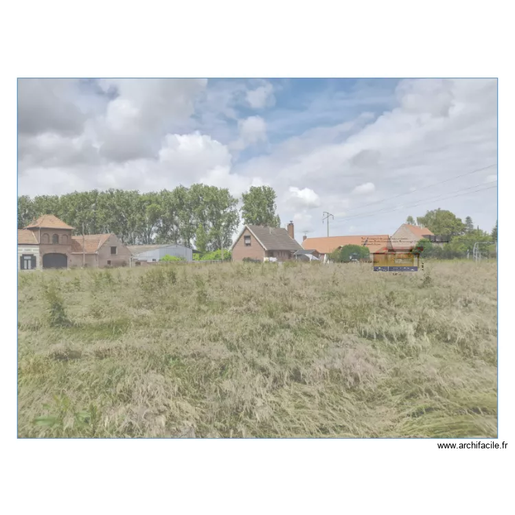 DP05 Repr&eacute;sentation de l'aspect ext&eacute;rieur du garage. Plan de 