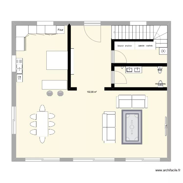 plan etage villa rmilat. Plan de 9 pièces et 226 m²