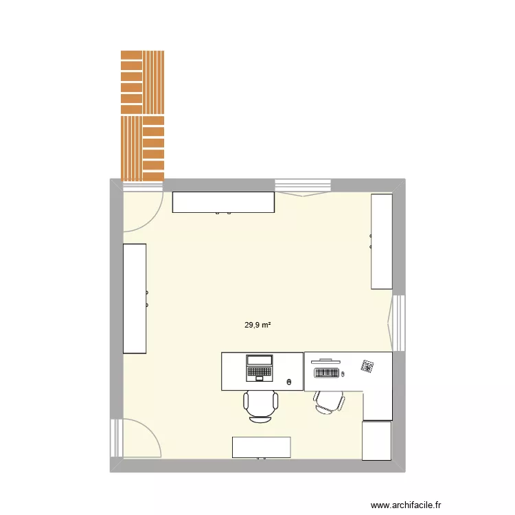 Funny Face. Plan de 1 et 30 m² Funny Face. Plan de 1 et 30 m²