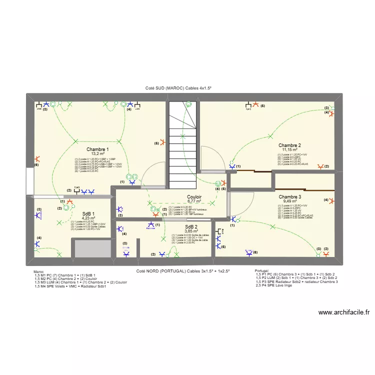 PAM etage elec Detail. Plan de PAM etage elec Detail. Plan de