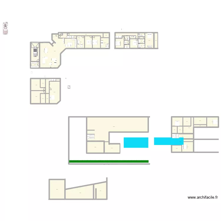 Lattes - Mejean. Plan de 47  et 959 m²
