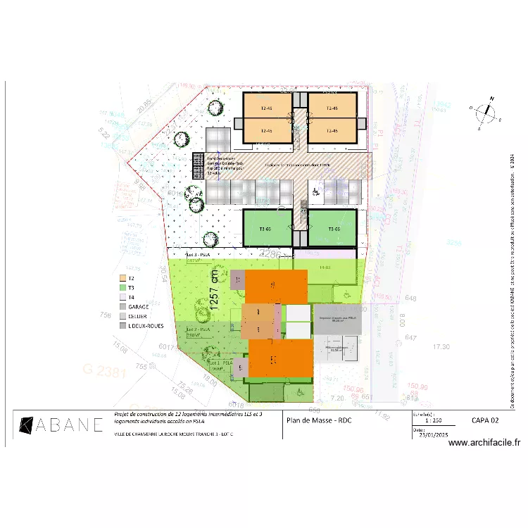 Chanverrie - roche molive tr3. Plan de Chanverrie - roche molive tr3. Plan de