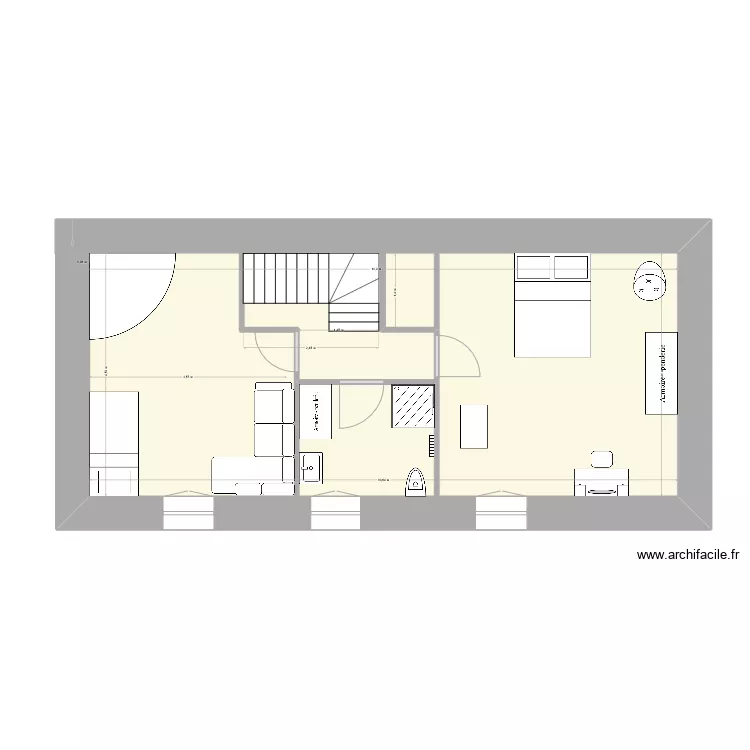 tranche 2_ etage_amm&eacute;nagements. Plan de 