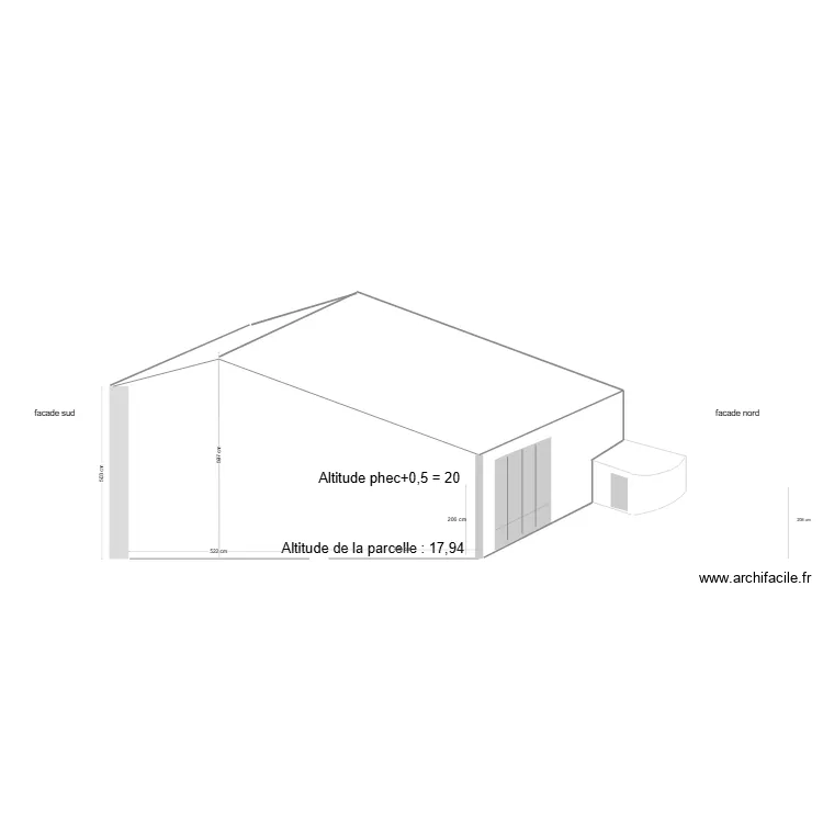 Plan de masse avec extension 3D. Plan de Plan de masse avec extension 3D. Plan de