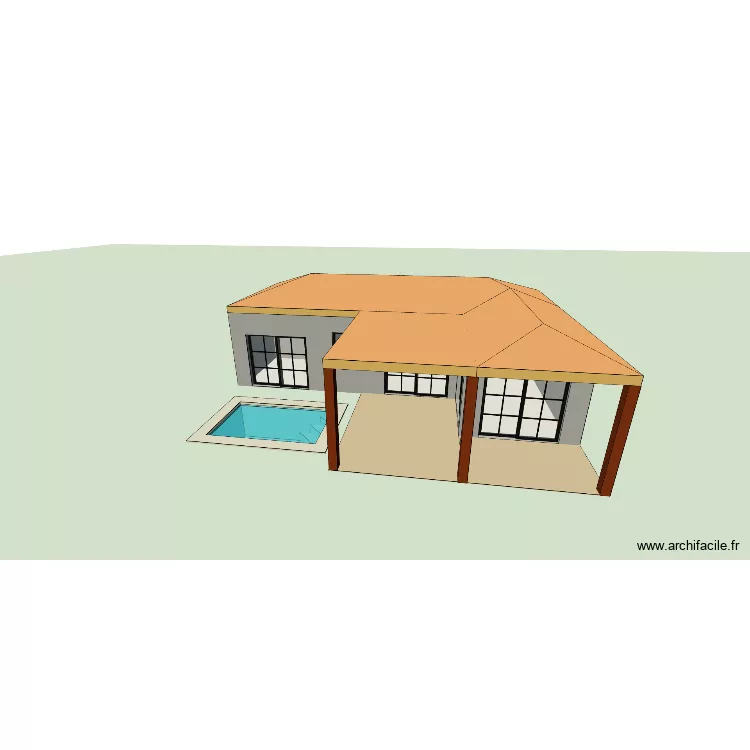 PELLETAN (Idée de Leïla 2 ). Plan de 4 Pièces et 39 m² PELLETAN (Idée de Leïla 2 ). Plan de 4 Pièces et 39 m²