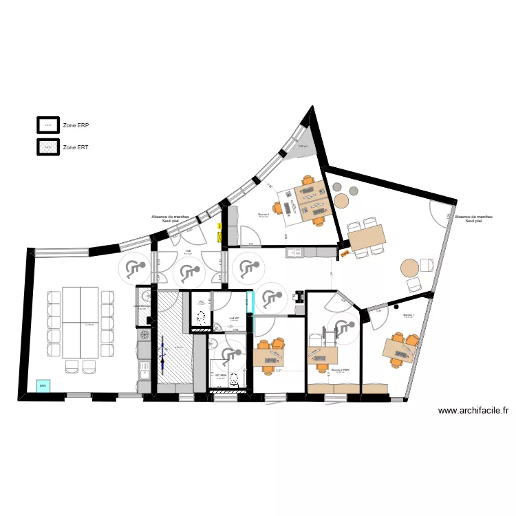 Pamiers v21 - ERP. Plan de 18 Pièces et 142 m² Pamiers v21 - ERP. Plan de 18 Pièces et 142 m²