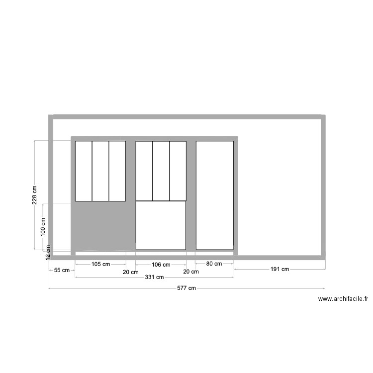 PORTE GARAGE v53-bis. Plan de 0 pièce et 0 m2