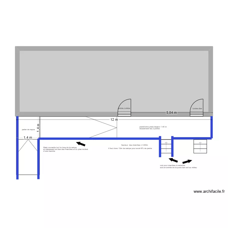o goret rampe. Plan de 