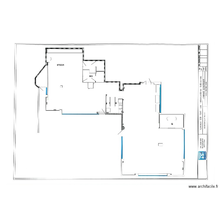 Plan agence vierge. Plan de 0 pièce et 0 m2