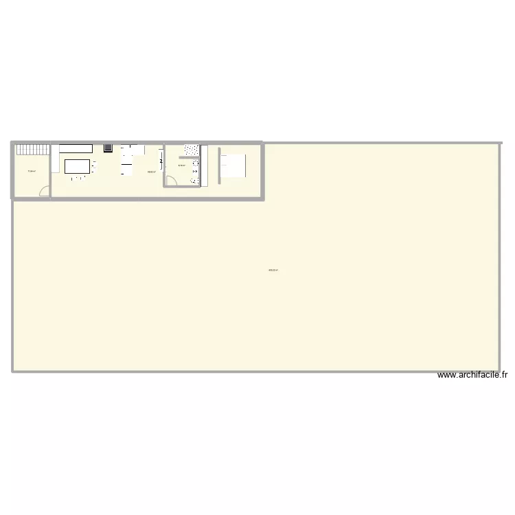 maison podensac. Plan de 