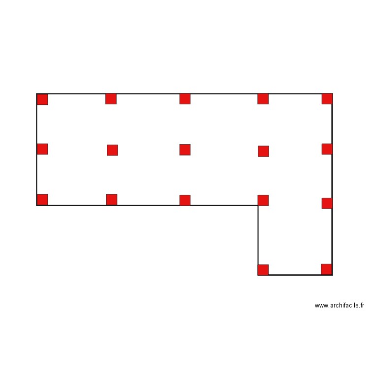 Deck Hugeaud yohan. Plan de 1 pièce et 28 m2