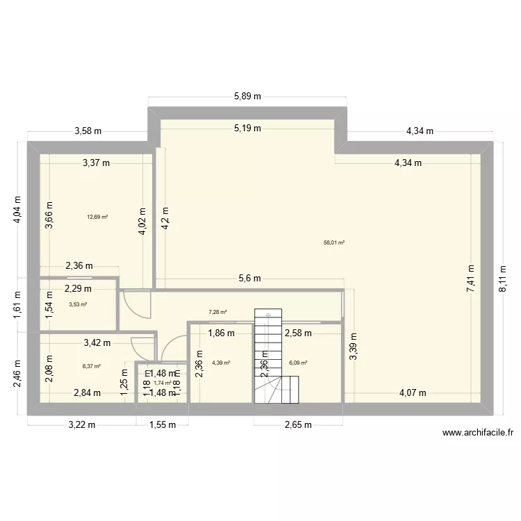plan salon sud maison en diagonale 09 08 26. Plan de 8 et 100 m² plan salon sud maison en diagonale 09 08 26. Plan de 8 et 100 m²