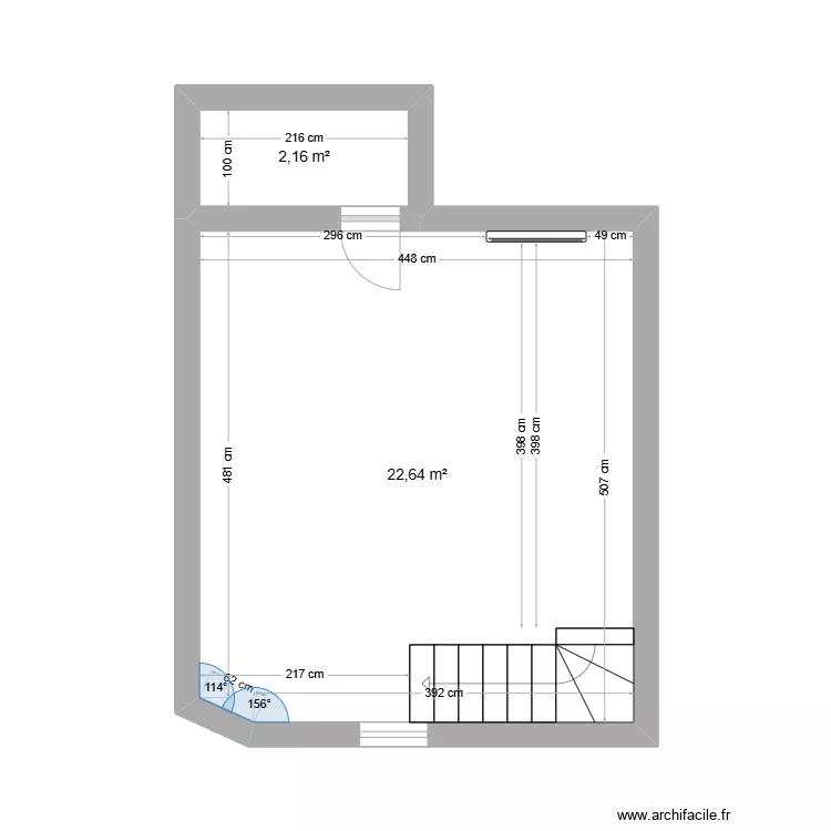 T1 - 1er Etage LOPEREC. Plan de 