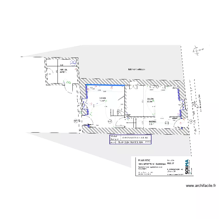 LETERTRE PLAN ELEC RDC. Plan de 