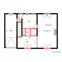 P0.1 PLAN RDC CLOISONS SUPPRIMEES - PROJET ROUSSELET
