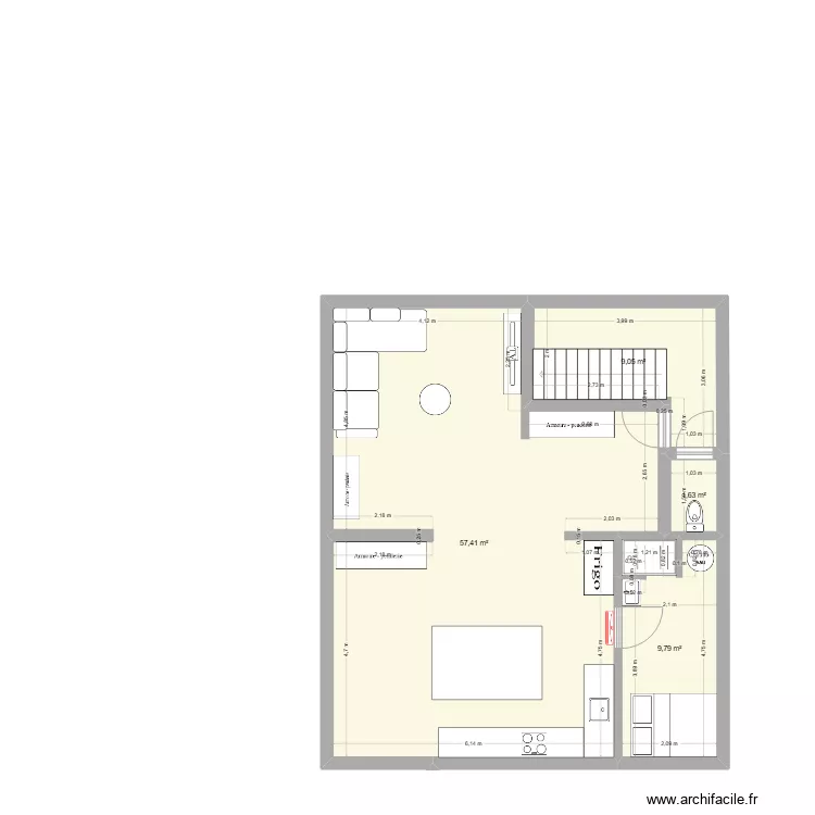 Mezzanine V2306. Plan de Mezzanine V2306. Plan de