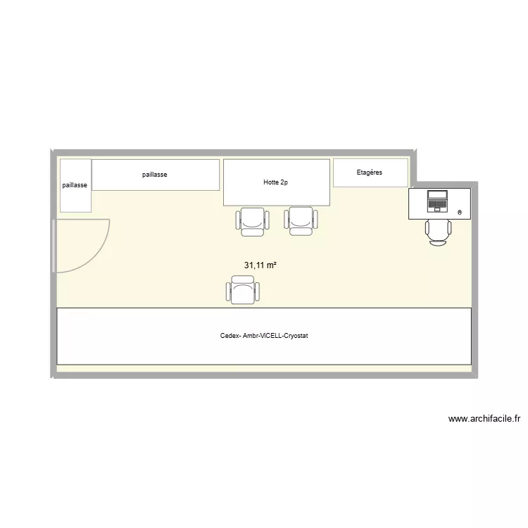 2A10. Plan de 1 et 31 m² 2A10. Plan de 1 et 31 m²