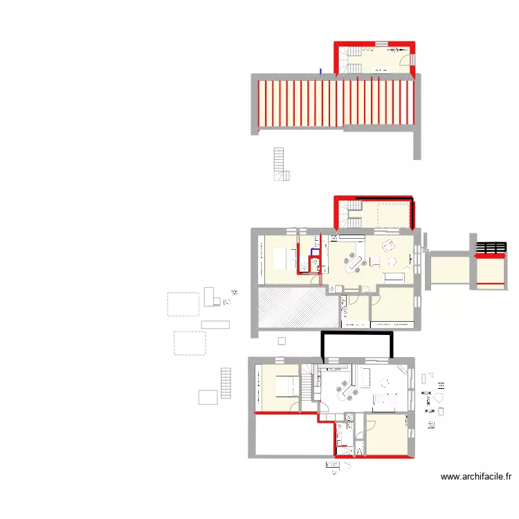 appartement 35. Plan de 