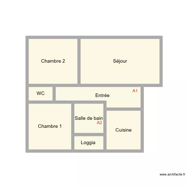 2507 LE BLOND. Plan de 