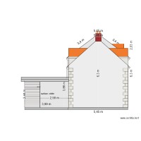 plan façade ouest projetée avril 2025