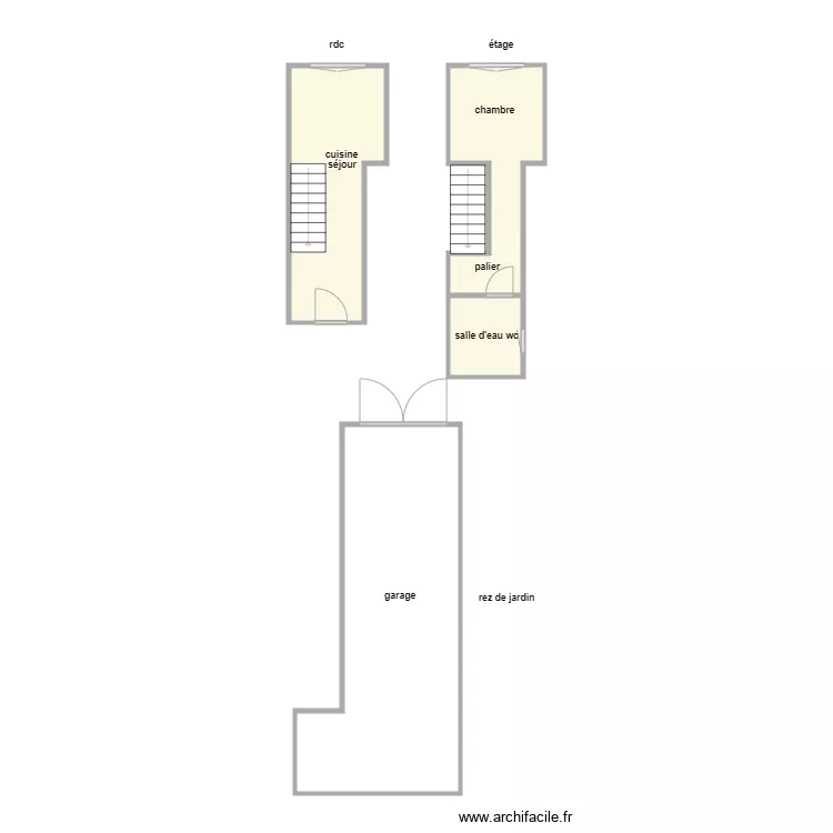 christensen am. Plan de 4  et 54 m²