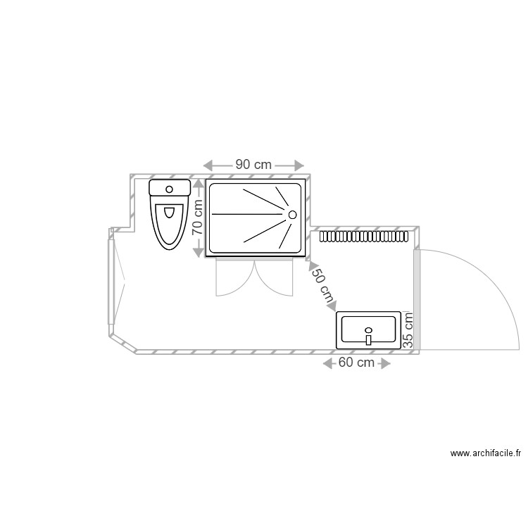 brotel. Plan de 0 pièce et 0 m2