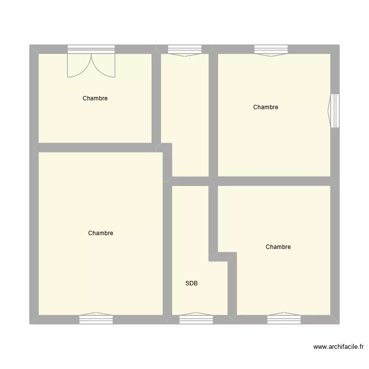 FREMONT ETAGE ETAT INITIAL. Plan de 