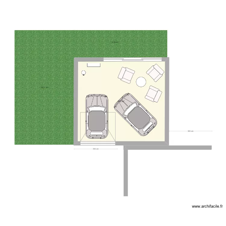 Garage 5 St Palais . Plan de 