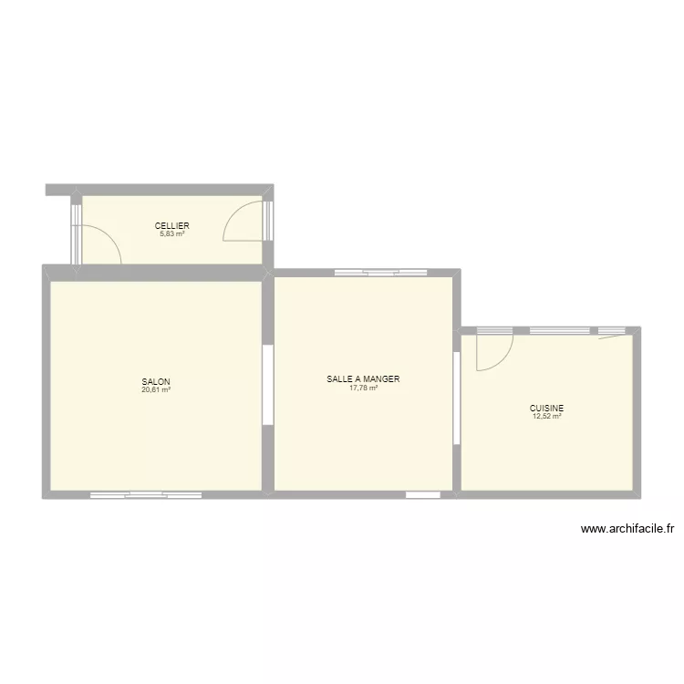 RDJ EXISTANT. Plan de RDJ EXISTANT. Plan de