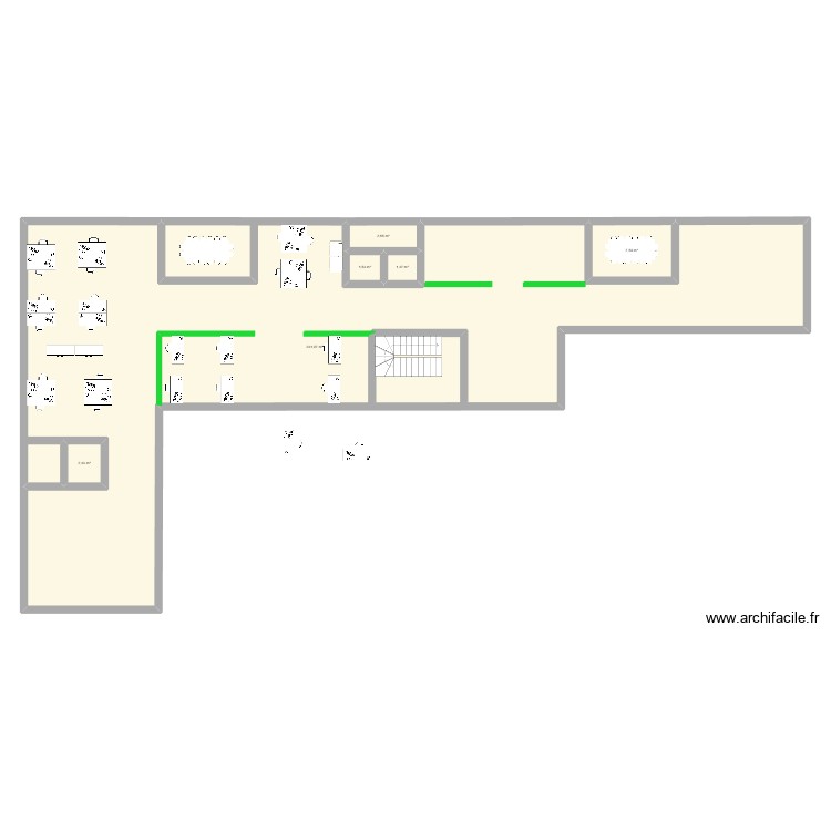 open space SC. Plan de 0 pièce et 0 m2