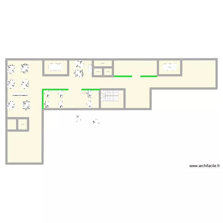 open space SC. Plan de 6 et 248 m² open space SC. Plan de 6 et 248 m²