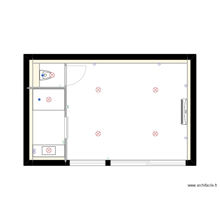 MARRE. Plan de 9 pièces et 23 m2