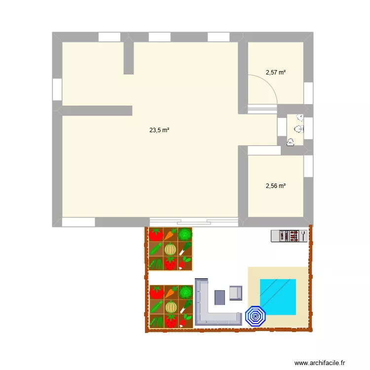 essaie. Plan de 