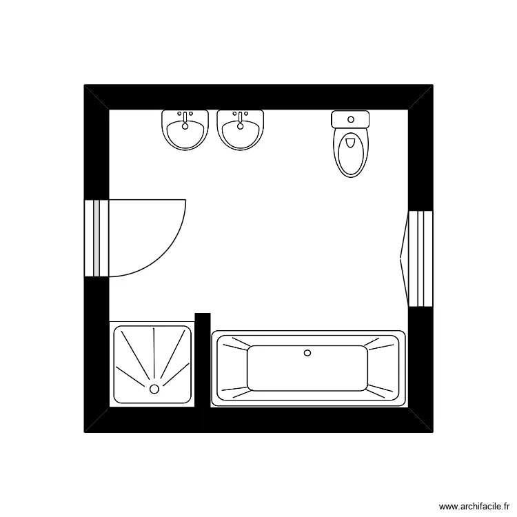 1565.011.0. Plan de 1  et 10 m²