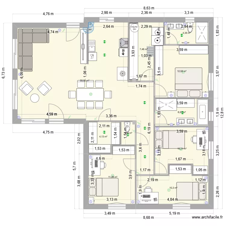 julie v7. Plan de 10 et 123 m² julie v7. Plan de 10 et 123 m²