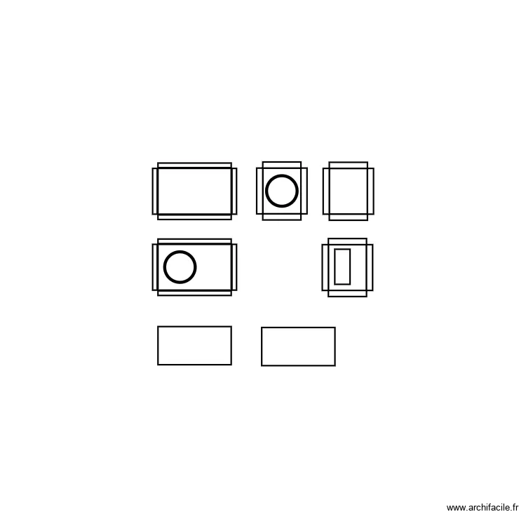 montage caisse extracteur . Plan de 