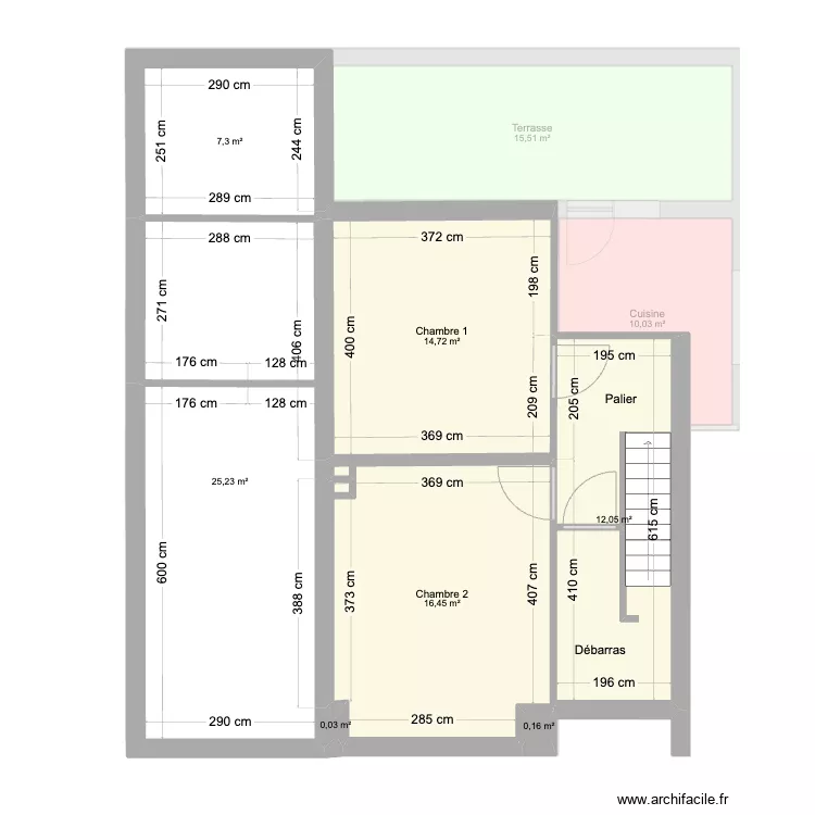 Maison Lindon. Plan de 