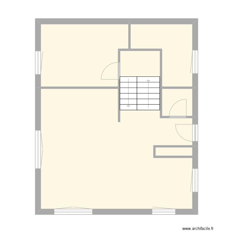 hlg. Plan de 4 pièces et 60 m2