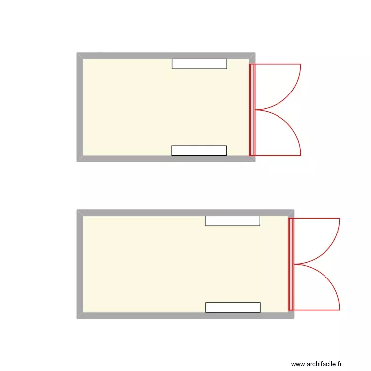 Fourgons. Plan de 2 Pièces et 12 m² Fourgons. Plan de 2 Pièces et 12 m²
