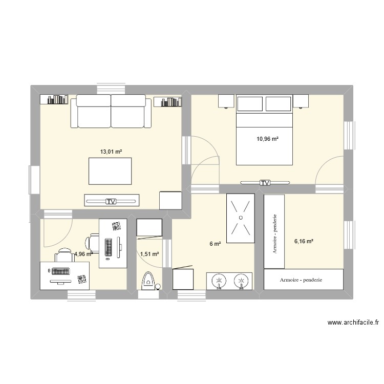 Extension maison. Plan de 0 pièce et 0 m2