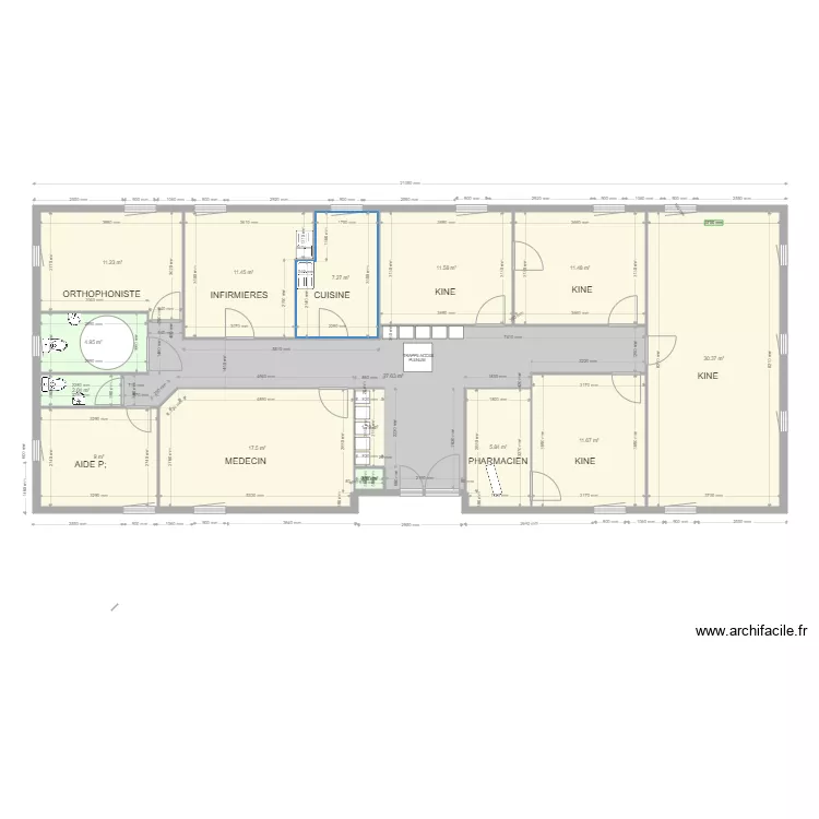 maison medicale 2. Plan de 
