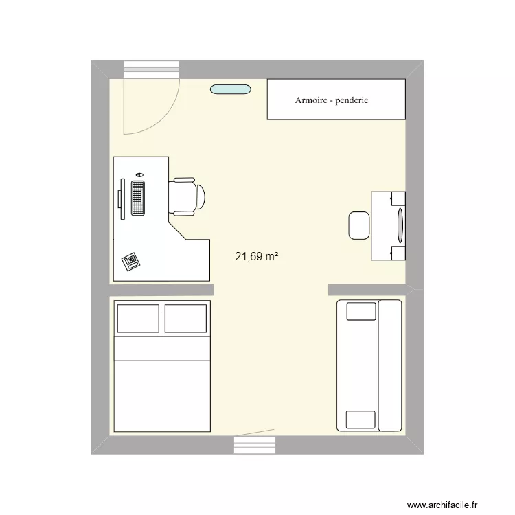 CHAMBRE ANNA. Plan de CHAMBRE ANNA. Plan de