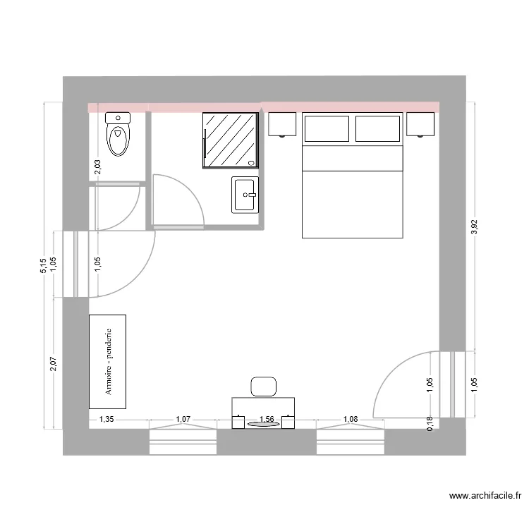 Chambre-02-Avril V1. Plan de 