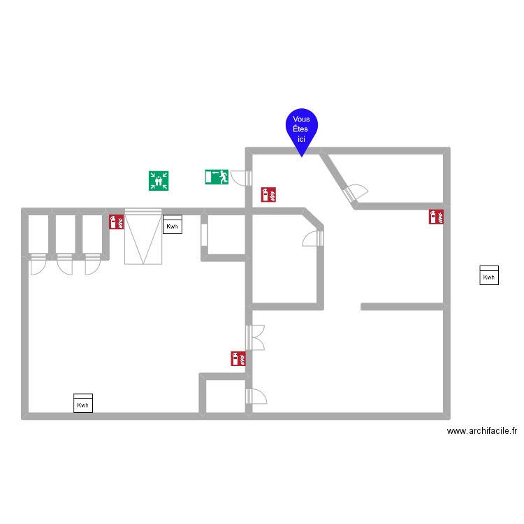 plan mc. Plan de 8 pièces et 134 m2