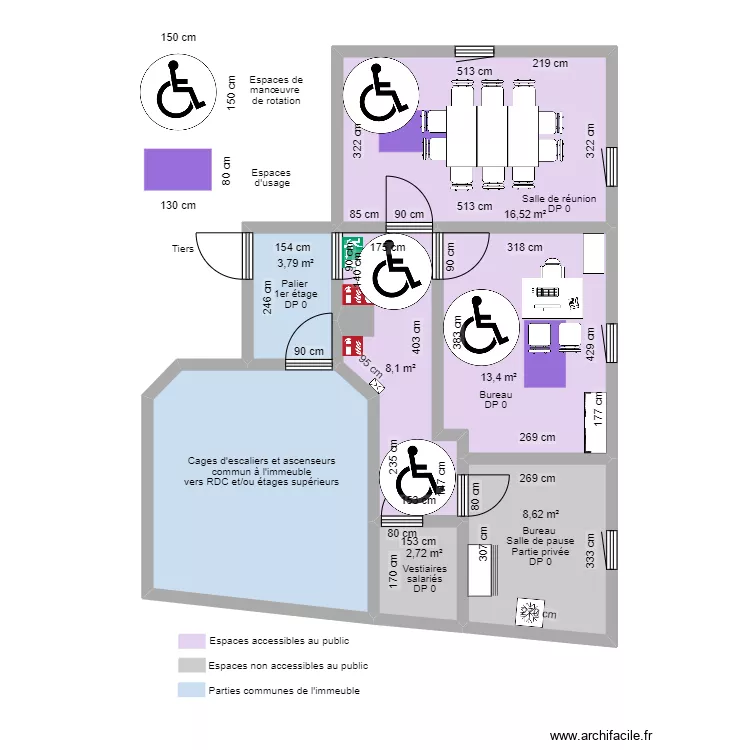 WIMOOV EMBRUN APRES AM&Eacute;NAGEMENTS. Plan de 