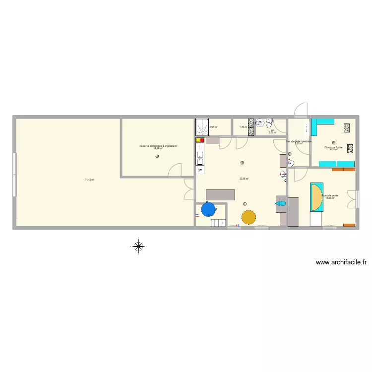 EARL DE LA MARNOISE plan 2. Plan de EARL DE LA MARNOISE plan 2. Plan de