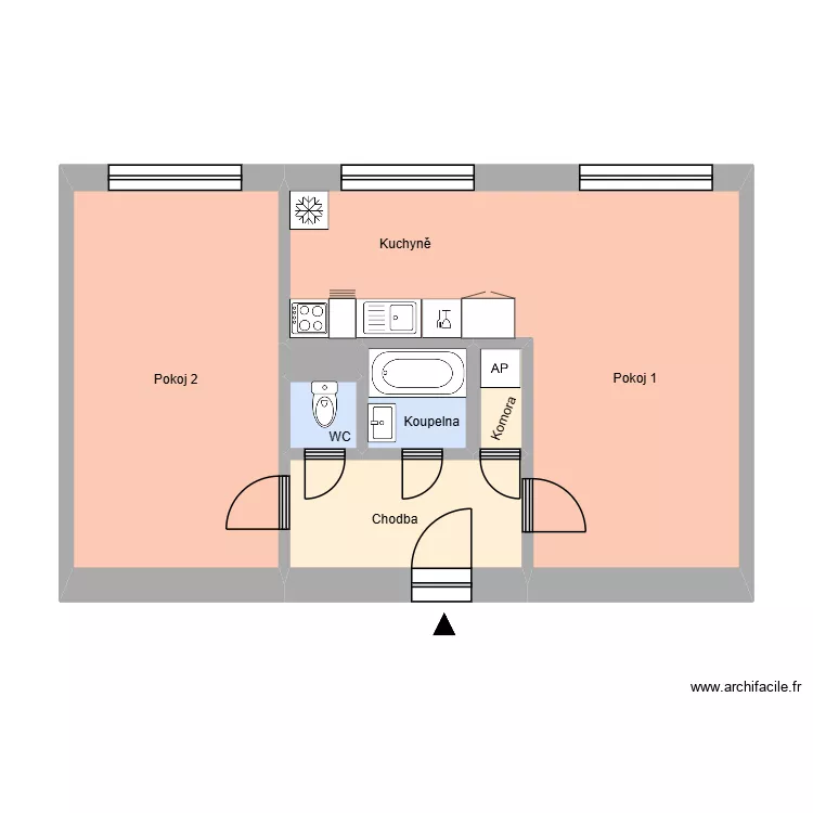 Nálepkova 888, byt 11. Plan de 11 et 176 m² Nálepkova 888, byt 11. Plan de 11 et 176 m²